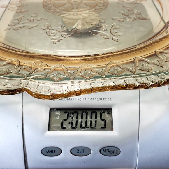 Vtg Yellow Depression Glass Plate 11" Patrician Spoke Pattern Federal Glass Co - Picture 4 of 4